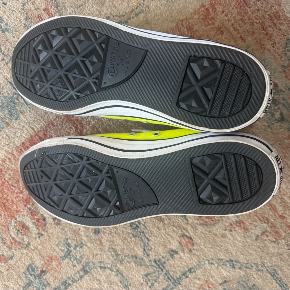 CONVERSE Chuck Taylor All Star High Top UV Color Changing Lemon Venom Size 11 - Picture 5 of 7